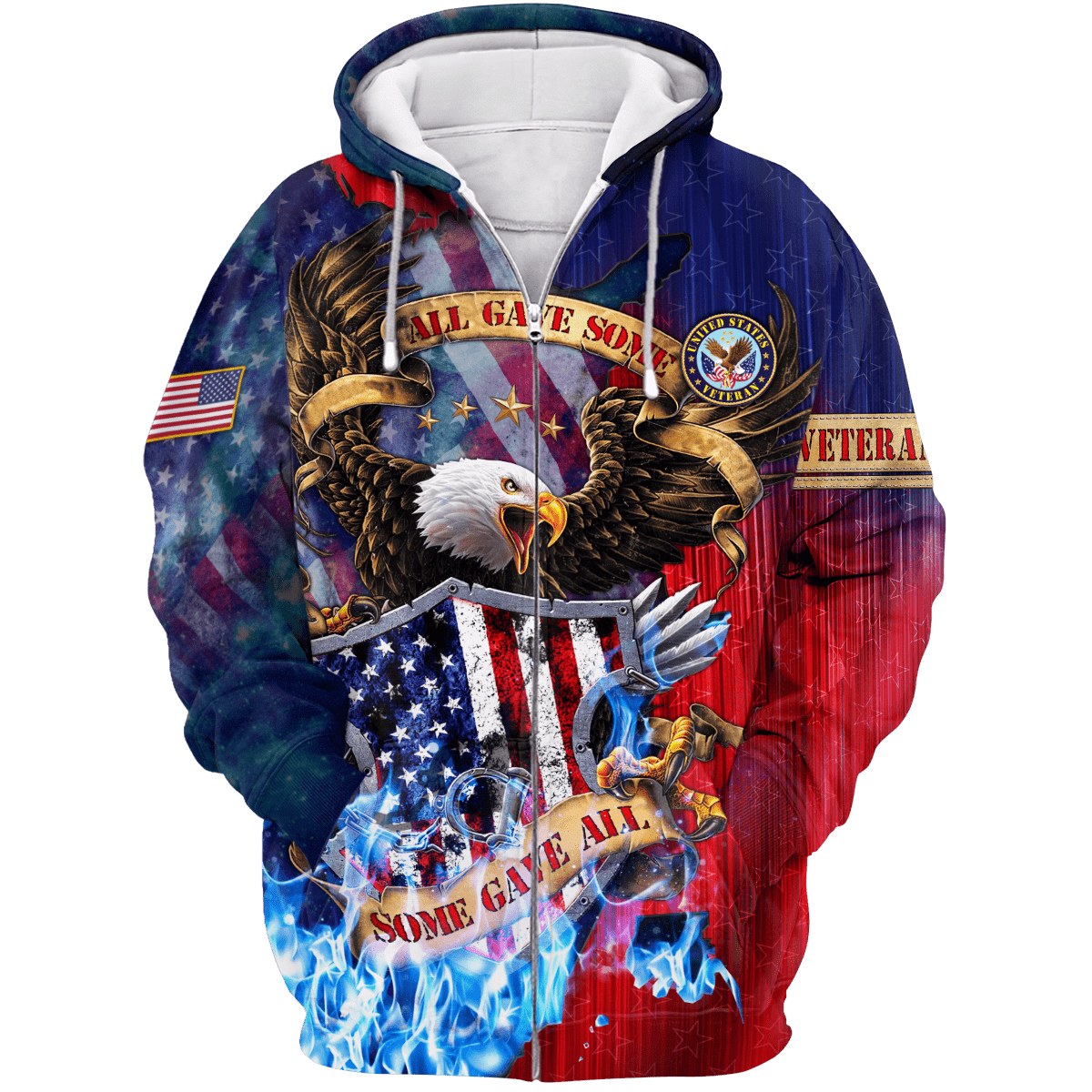 US Veteran - All Gave Some Some Gave All 3D All Over Printed Unisex Shirts MON26082201-VET , Gifts for veterans