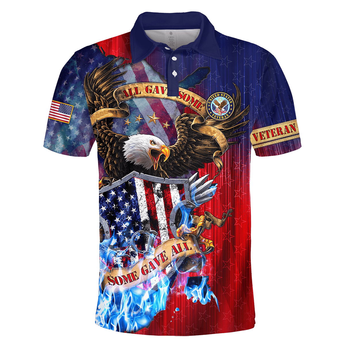 US Veteran - All Gave Some Some Gave All 3D All Over Printed Unisex Shirts MON26082201-VET , Gifts for veterans