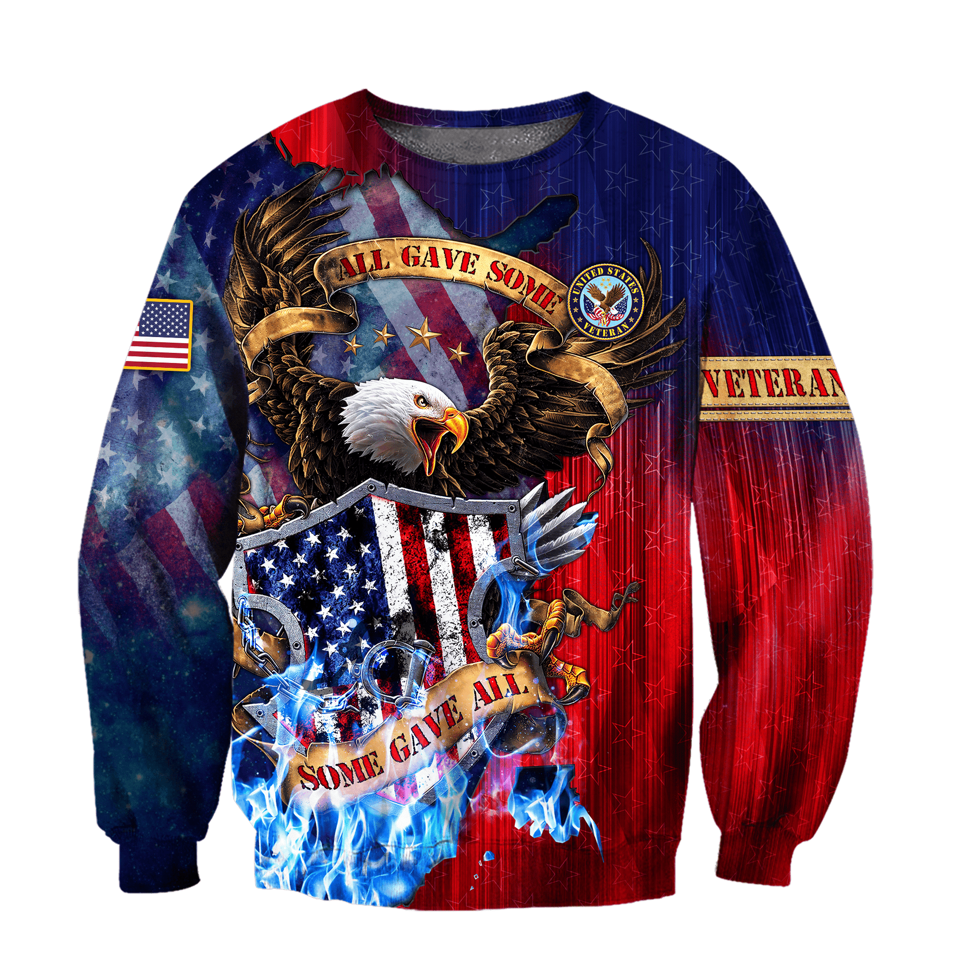 US Veteran - All Gave Some Some Gave All 3D All Over Printed Unisex Shirts MON26082201-VET , Gifts for veterans