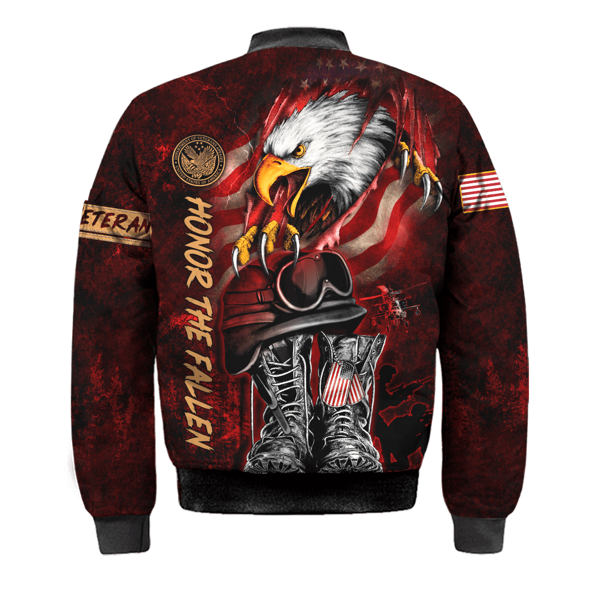US Veteran - Honor The Fallen 3D All Over Printed Unisex Shirts MON27082201-VET , Gifts for veterans