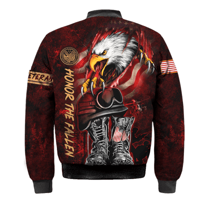 US Veteran - Honor The Fallen 3D All Over Printed Unisex Shirts MON27082201-VET , Gifts for veterans