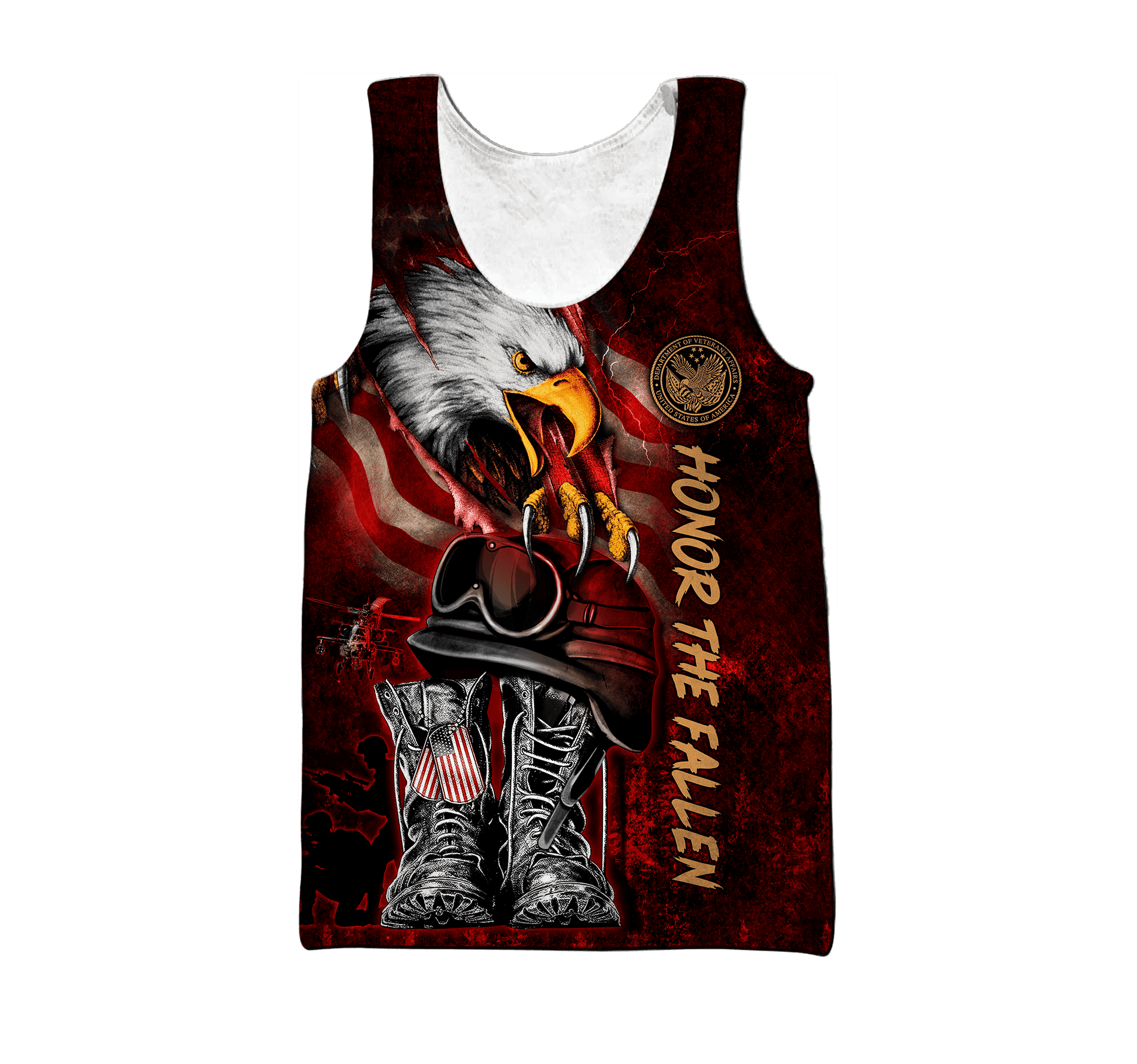 US Veteran - Honor The Fallen 3D All Over Printed Unisex Shirts MON27082201-VET , Gifts for veterans