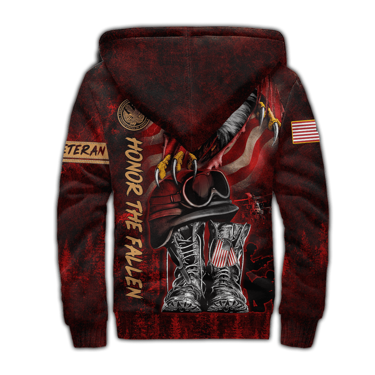 US Veteran - Honor The Fallen 3D All Over Printed Unisex Shirts MON27082201-VET , Gifts for veterans