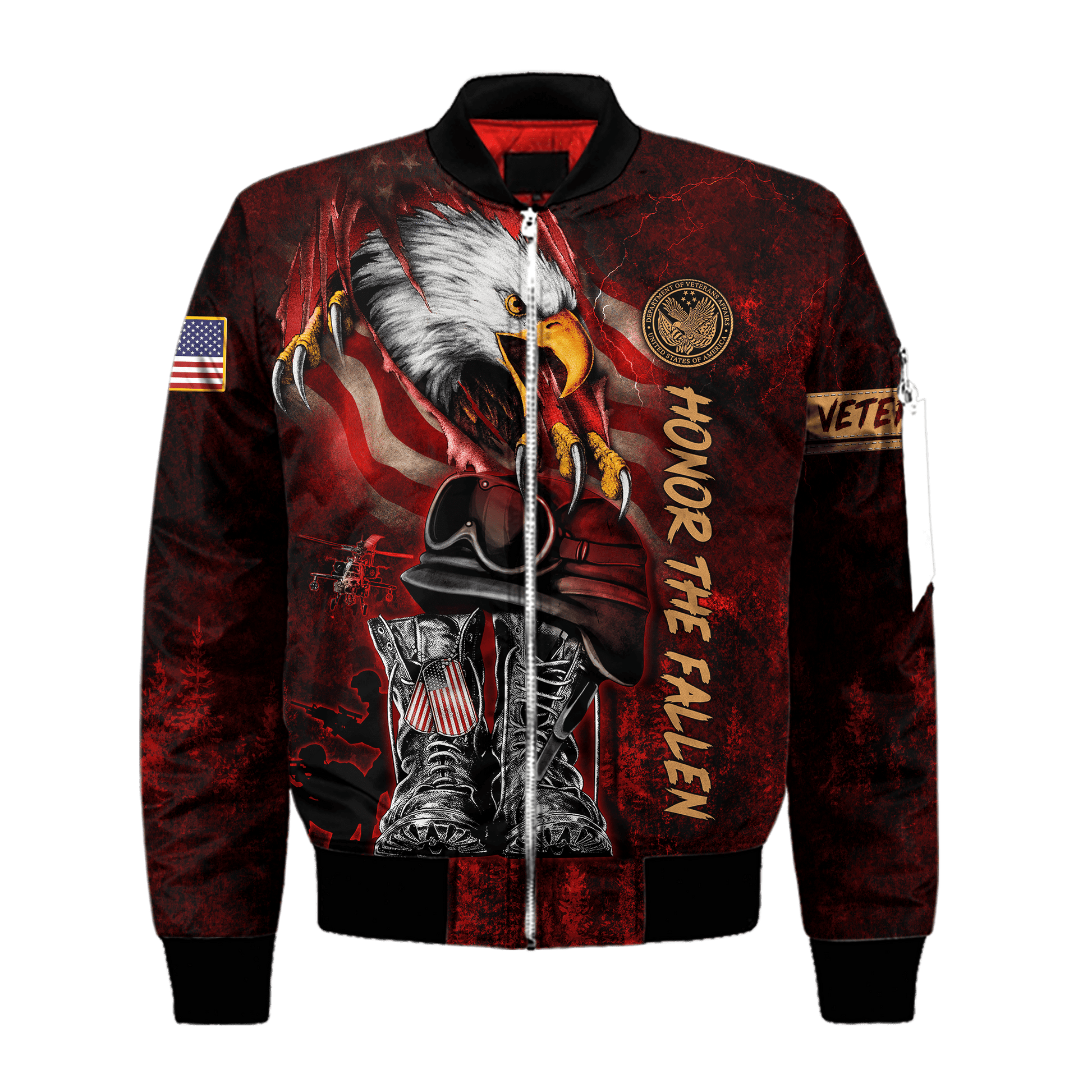 US Veteran - Honor The Fallen 3D All Over Printed Unisex Shirts MON27082201-VET , Gifts for veterans