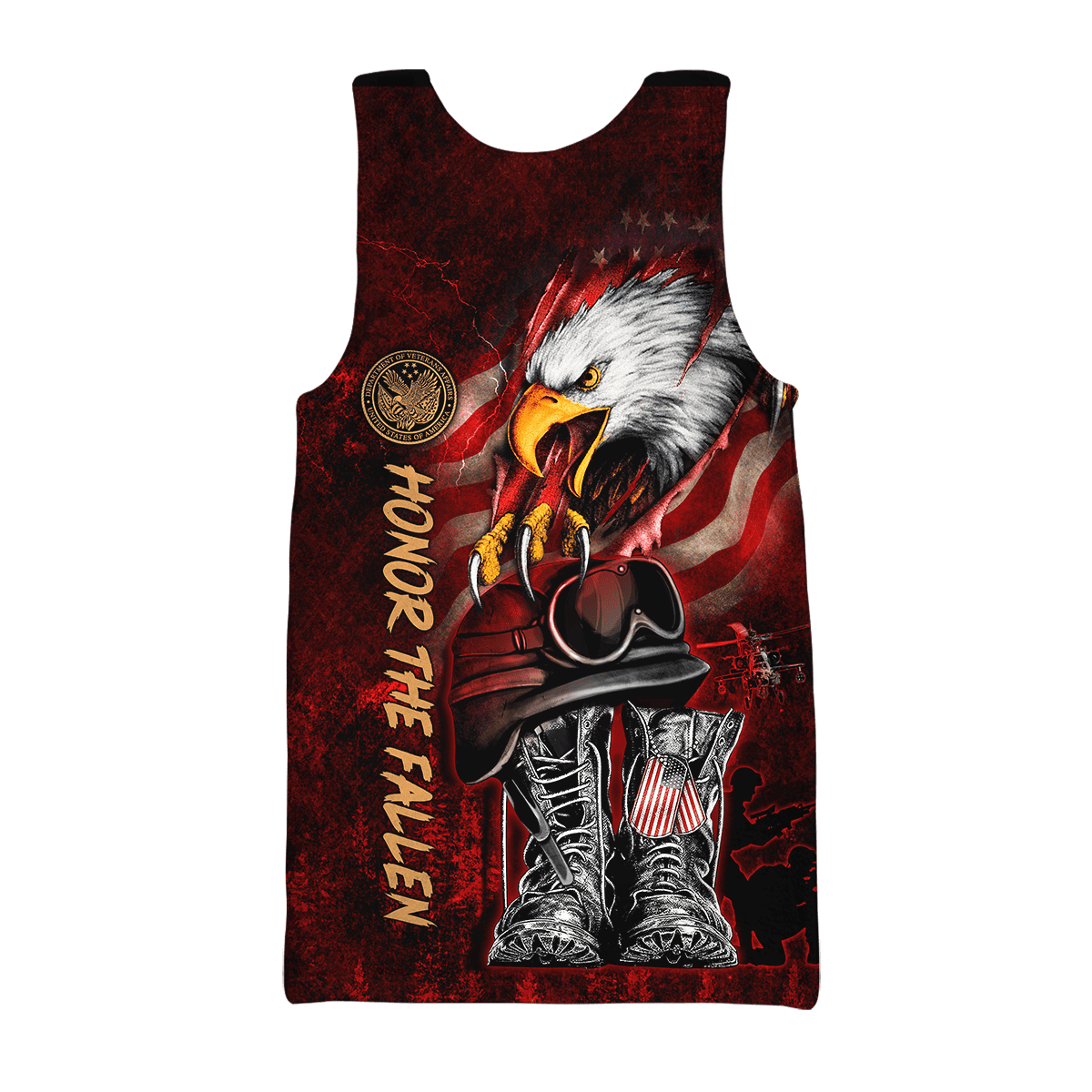US Veteran - Honor The Fallen 3D All Over Printed Unisex Shirts MON27082201-VET , Gifts for veterans