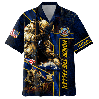 US Veteran - Honor The Fallen 3D All Over Printed Unisex Shirts MON29082201-VET , Gifts for veterans