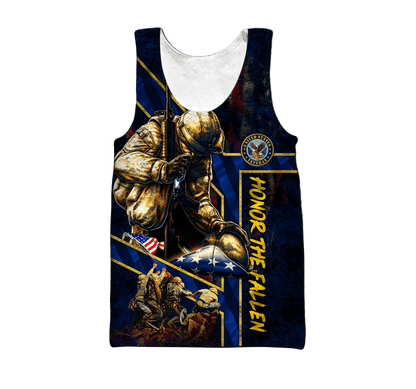 US Veteran - Honor The Fallen 3D All Over Printed Unisex Shirts MON29082201-VET , Gifts for veterans