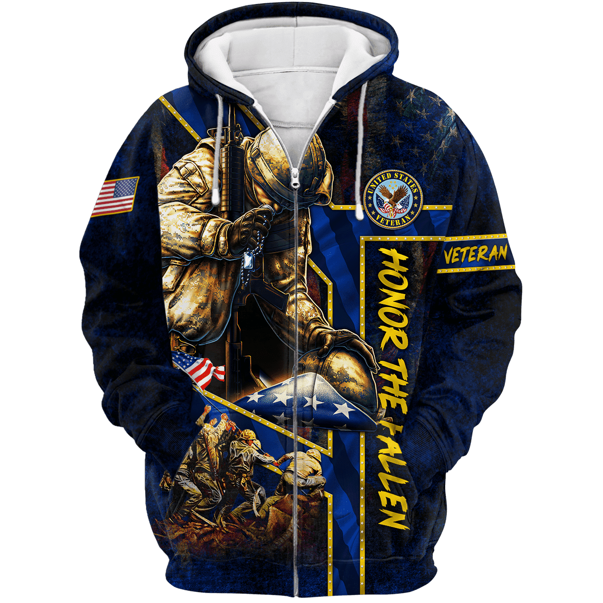 US Veteran - Honor The Fallen 3D All Over Printed Unisex Shirts MON29082201-VET , Gifts for veterans
