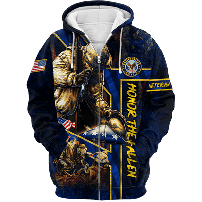 US Veteran - Honor The Fallen 3D All Over Printed Unisex Shirts MON29082201-VET , Gifts for veterans
