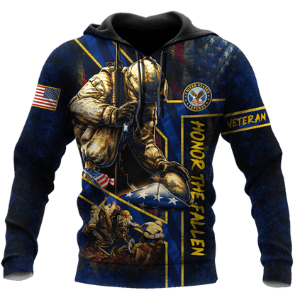 US Veteran - Honor The Fallen 3D All Over Printed Unisex Shirts MON29082201-VET , Gifts for veterans