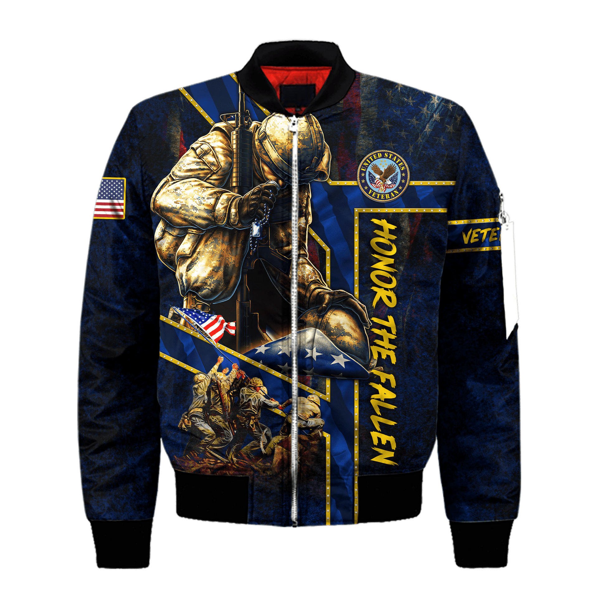 US Veteran - Honor The Fallen 3D All Over Printed Unisex Shirts MON29082201-VET , Gifts for veterans