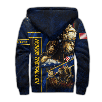 US Veteran - Honor The Fallen 3D All Over Printed Unisex Shirts MON29082201-VET , Gifts for veterans