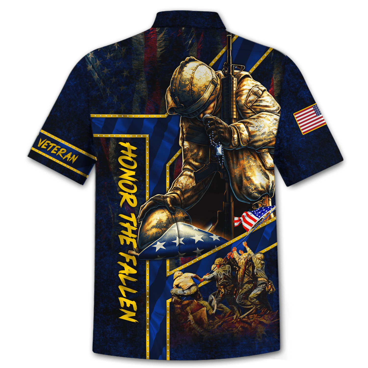 US Veteran - Honor The Fallen 3D All Over Printed Unisex Shirts MON29082201-VET , Gifts for veterans