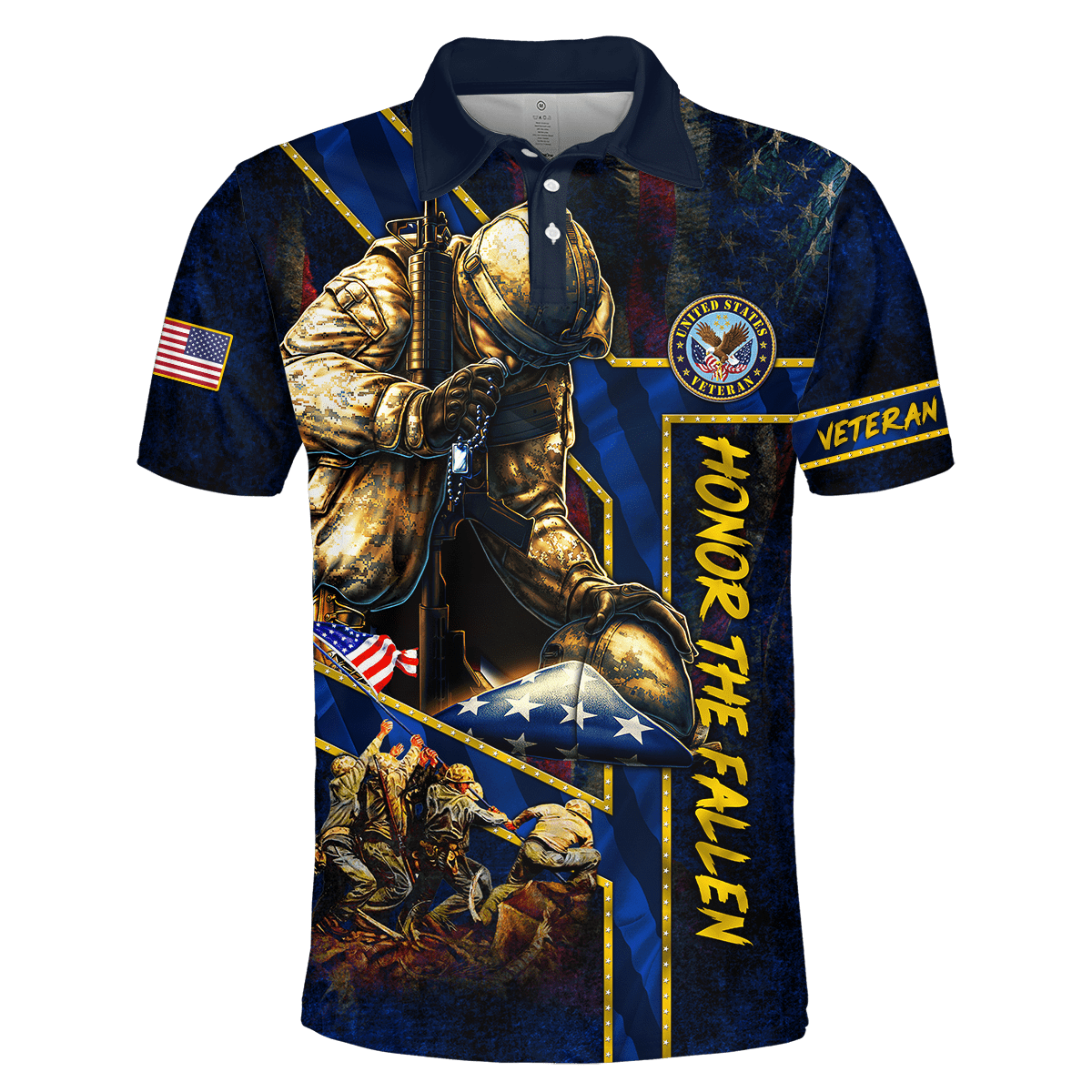US Veteran - Honor The Fallen 3D All Over Printed Unisex Shirts MON29082201-VET , Gifts for veterans