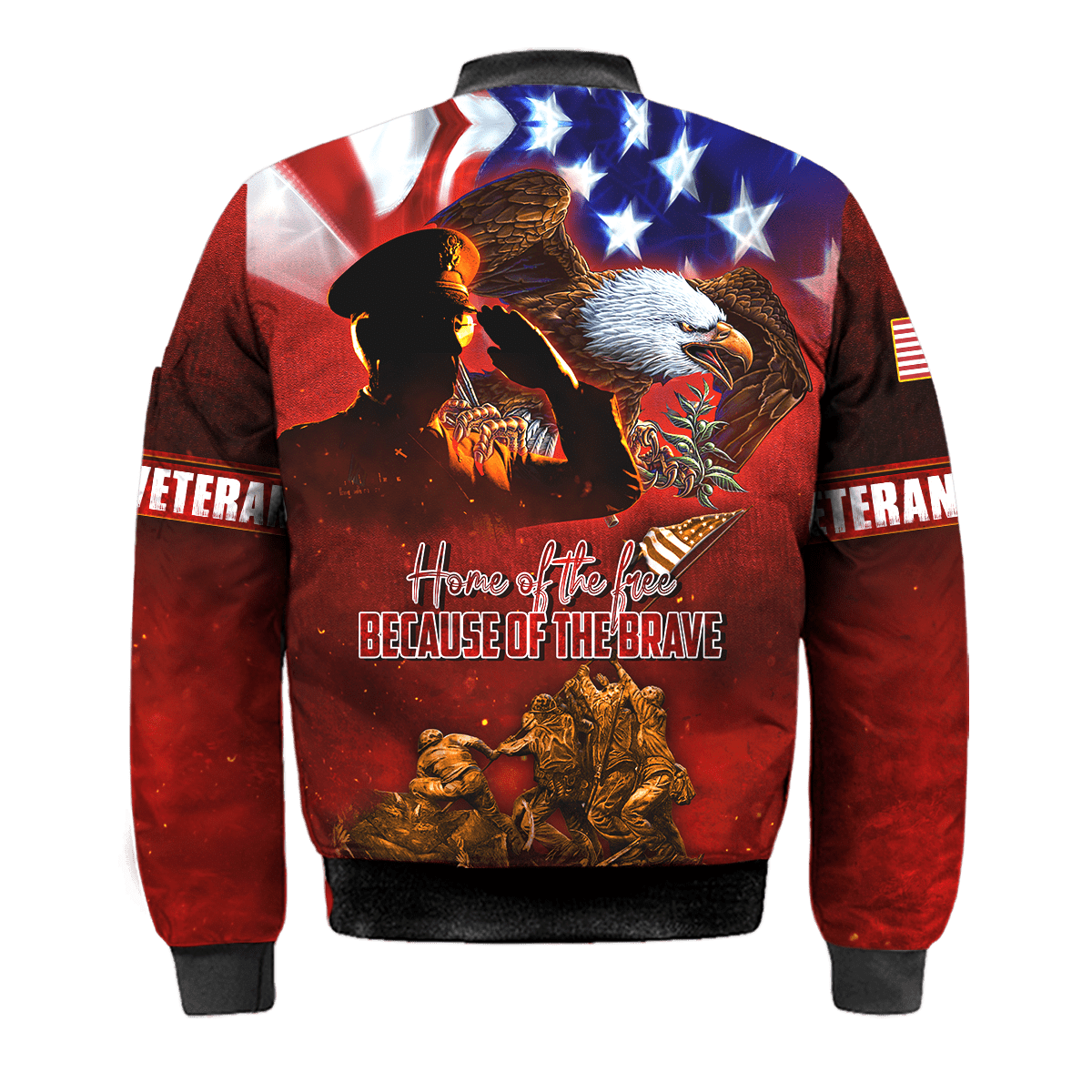 US Veteran - Home Of The Free Because Of The Brave 3D All Over Printed Unisex Shirts MH26082202 - VET , Gifts for veterans
