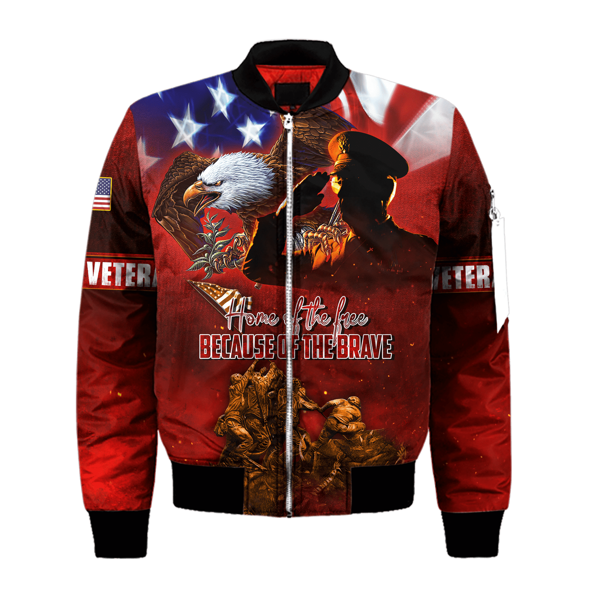 US Veteran - Home Of The Free Because Of The Brave 3D All Over Printed Unisex Shirts MH26082202 - VET , Gifts for veterans