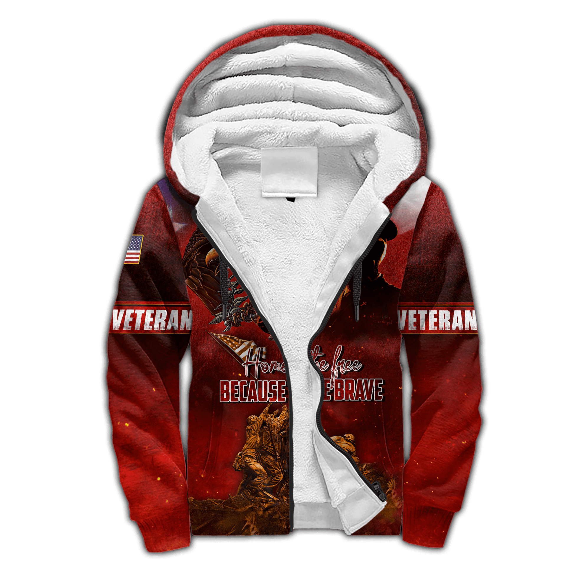 US Veteran - Home Of The Free Because Of The Brave 3D All Over Printed Unisex Shirts MH26082202 - VET , Gifts for veterans
