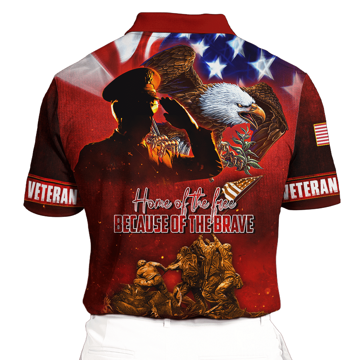 US Veteran - Home Of The Free Because Of The Brave 3D All Over Printed Unisex Shirts MH26082202 - VET , Gifts for veterans