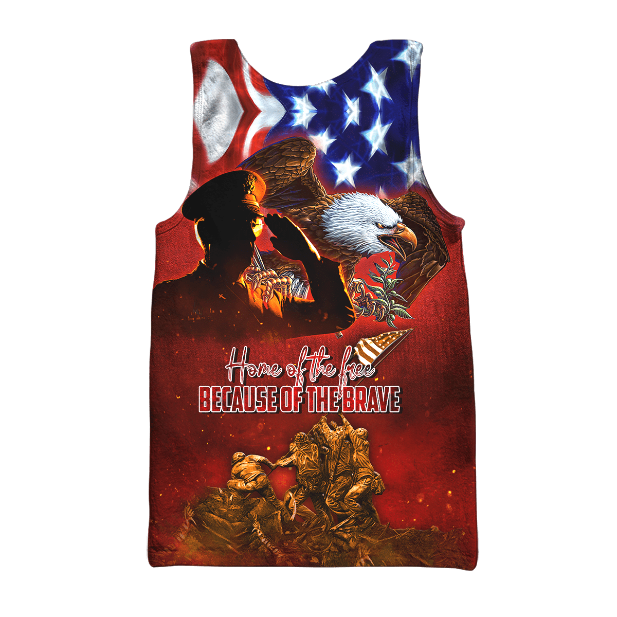 US Veteran - Home Of The Free Because Of The Brave 3D All Over Printed Unisex Shirts MH26082202 - VET , Gifts for veterans