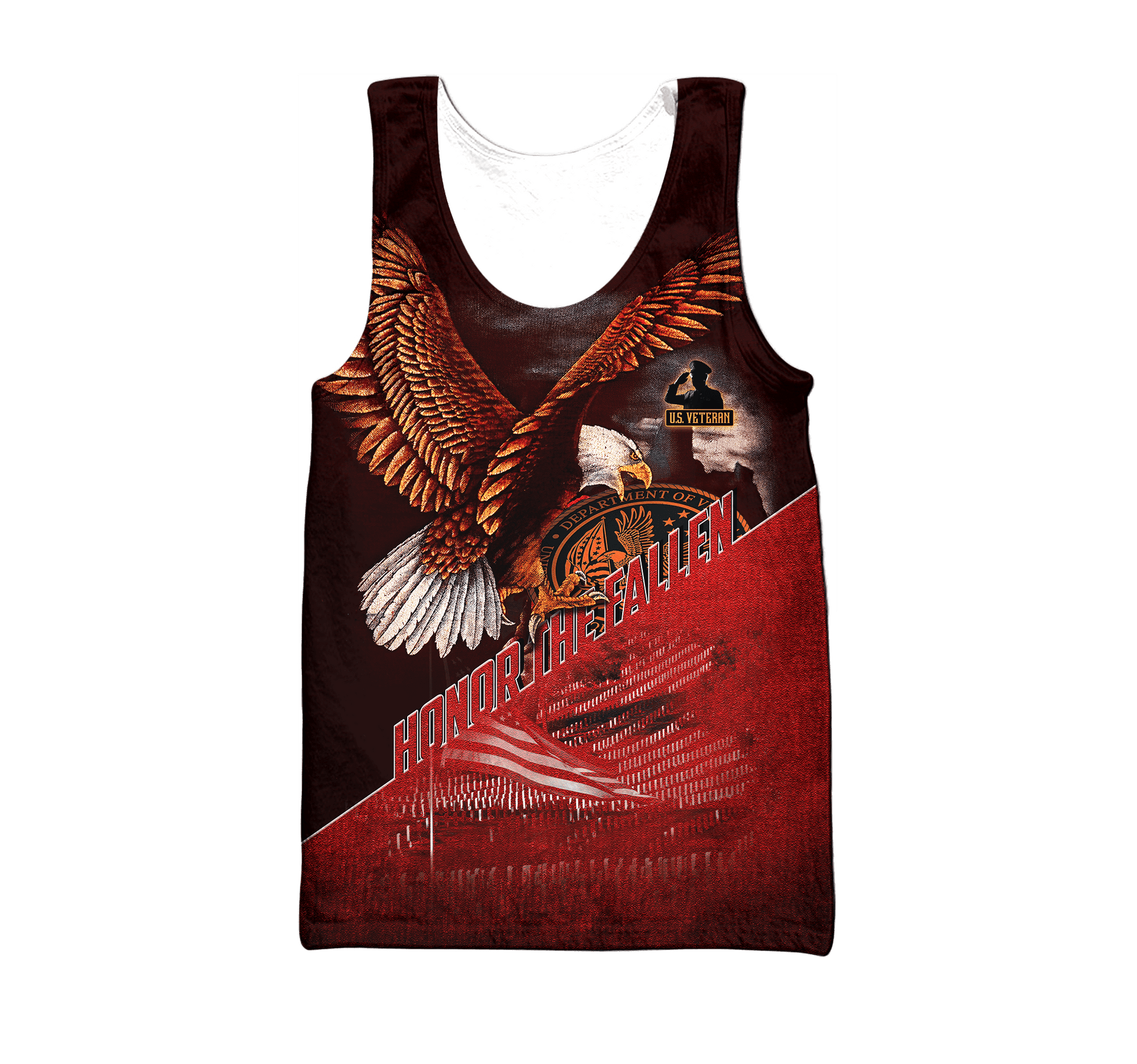 US Veteran - Eagle Honor The Fallen 3D All Over Printed Unisex Shirts MH29082201 - VET , Gifts for veterans