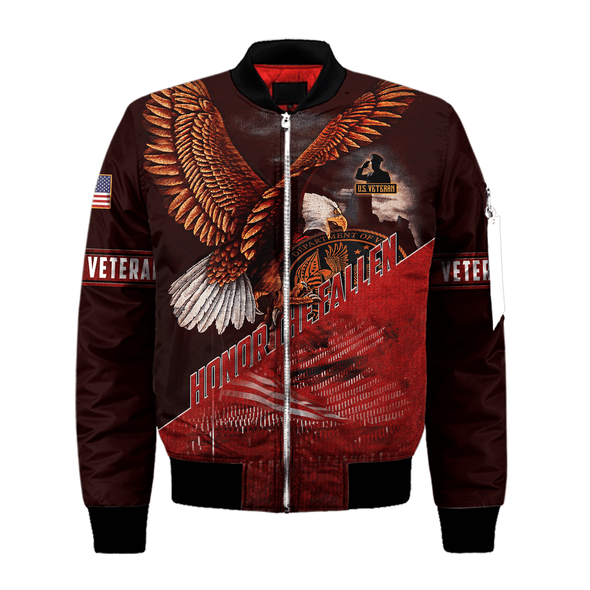 US Veteran - Eagle Honor The Fallen 3D All Over Printed Unisex Shirts MH29082201 - VET , Gifts for veterans