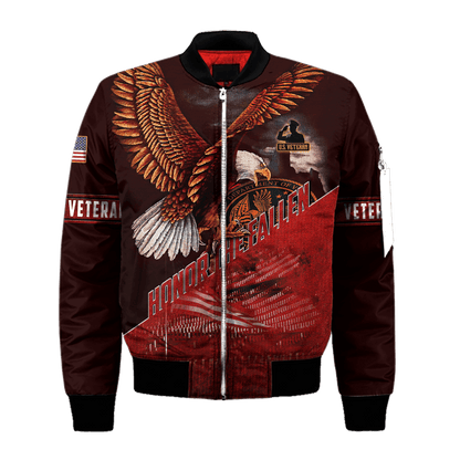 US Veteran - Eagle Honor The Fallen 3D All Over Printed Unisex Shirts MH29082201 - VET , Gifts for veterans