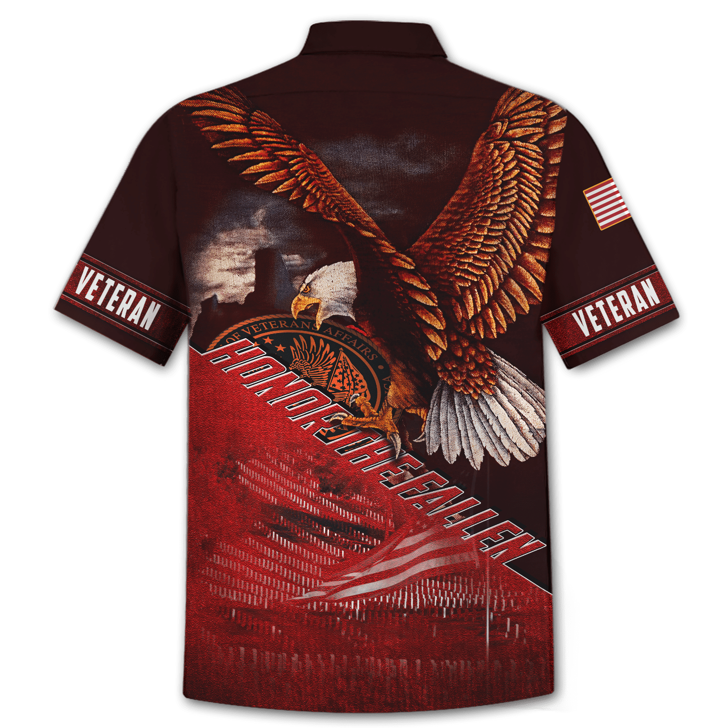 US Veteran - Eagle Honor The Fallen 3D All Over Printed Unisex Shirts MH29082201 - VET , Gifts for veterans