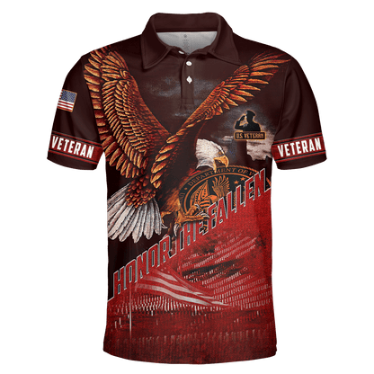 US Veteran - Eagle Honor The Fallen 3D All Over Printed Unisex Shirts MH29082201 - VET , Gifts for veterans