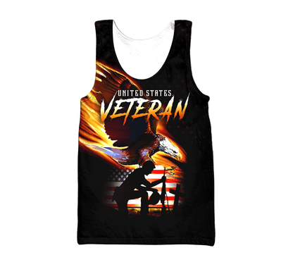 US Veteran - Honor The Fallen 3D All Over Printed Unisex Shirts MH29082202 - VET , Gifts for veterans
