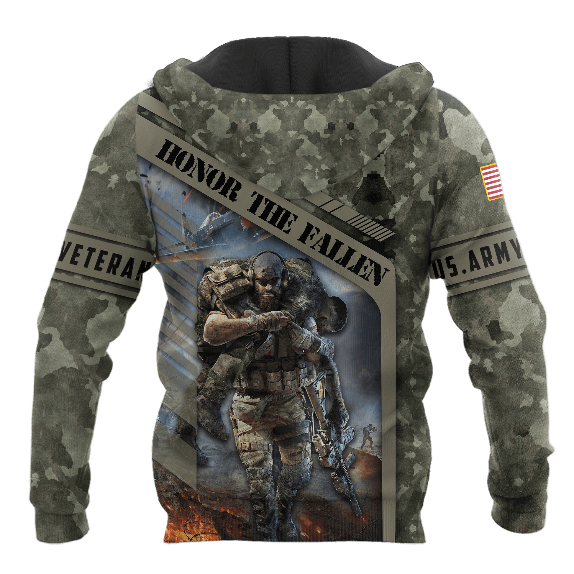 US Army - Honor The Fallen 3D All Over Printed Unisex Shirts TT080902-AM , Gifts for veterans
