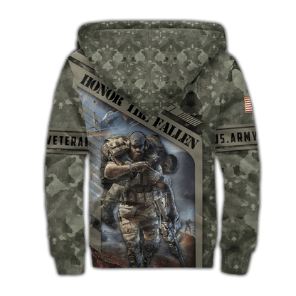 US Army - Honor The Fallen 3D All Over Printed Unisex Shirts TT080902-AM , Gifts for veterans