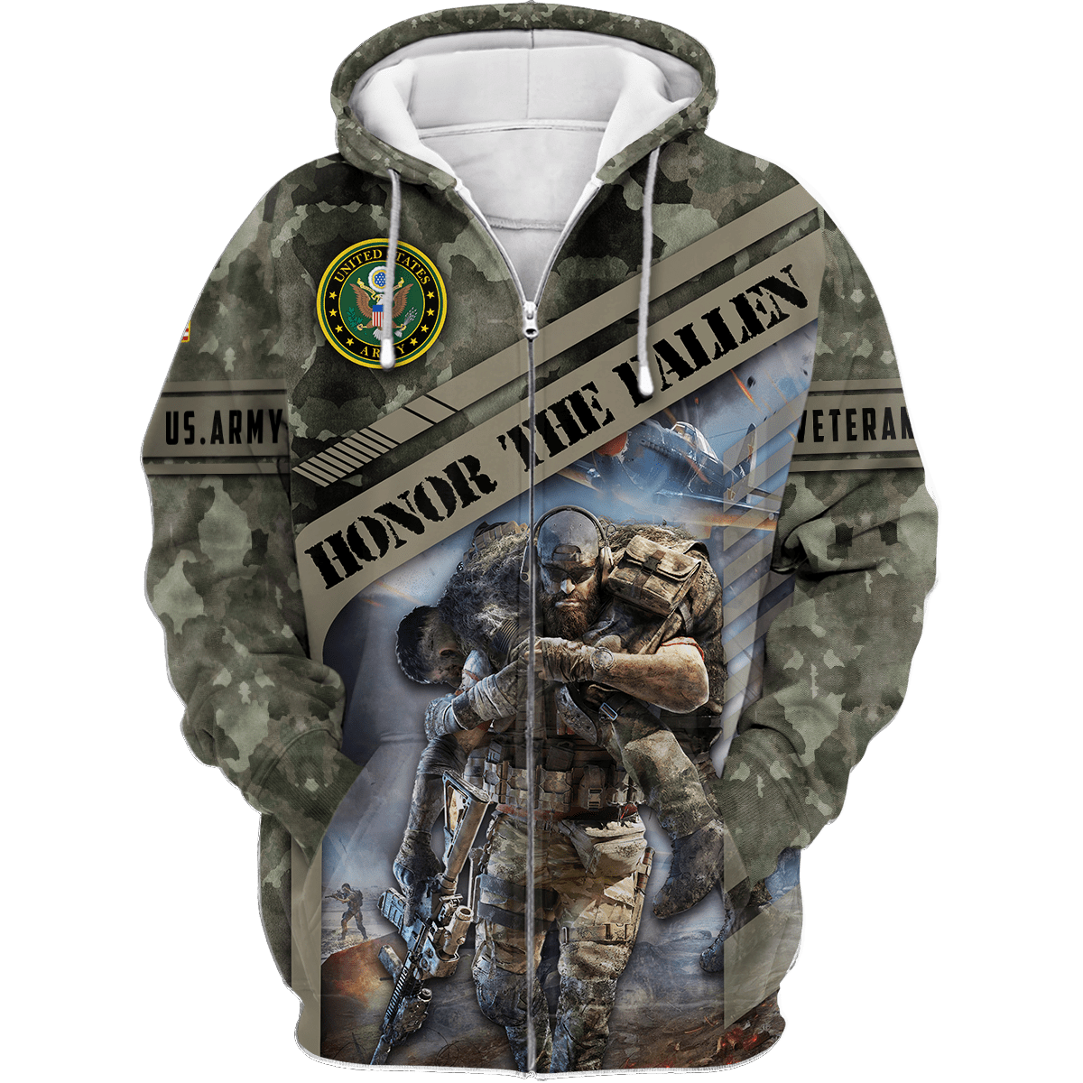 US Army - Honor The Fallen 3D All Over Printed Unisex Shirts TT080902-AM , Gifts for veterans