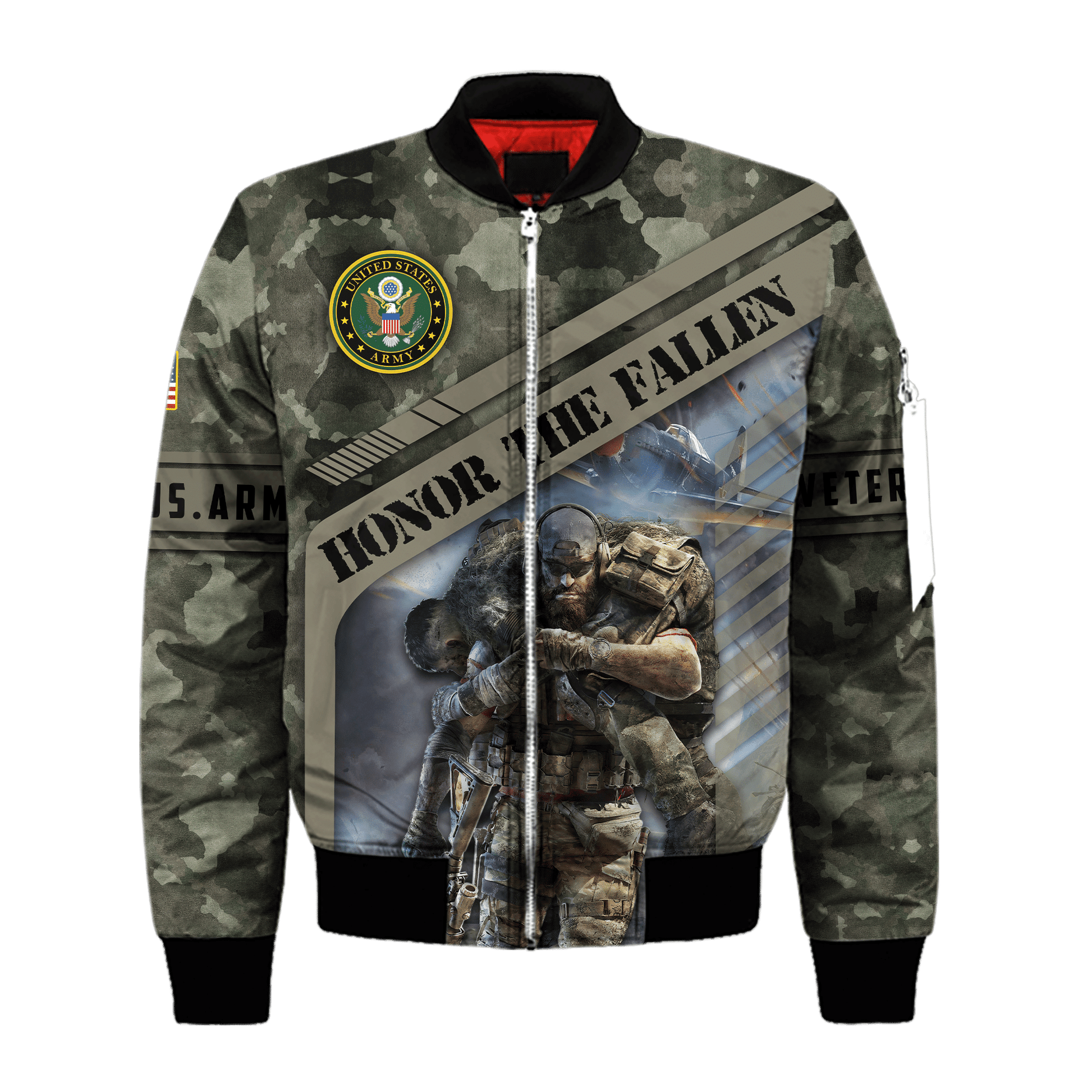 US Army - Honor The Fallen 3D All Over Printed Unisex Shirts TT080902-AM , Gifts for veterans