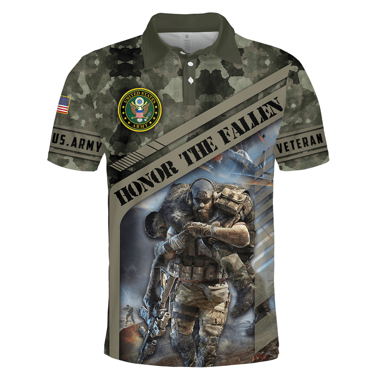 US Army - Honor The Fallen 3D All Over Printed Unisex Shirts TT080902-AM , Gifts for veterans