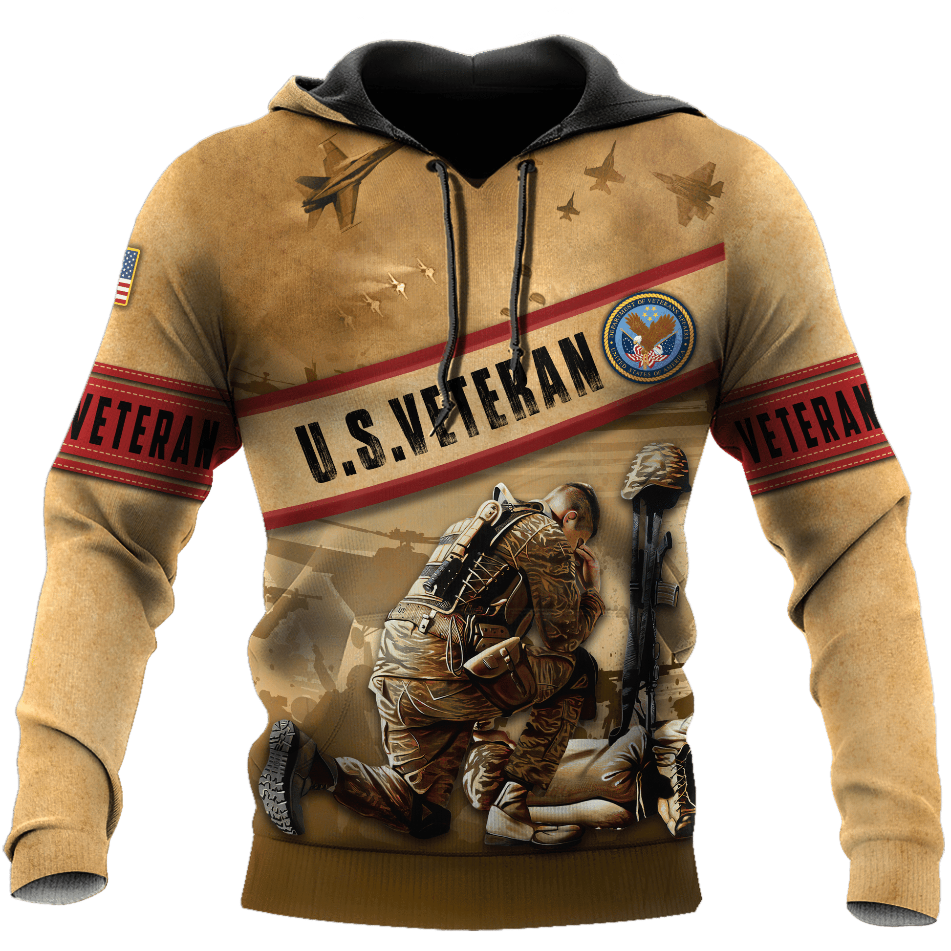 US Veteran - Honor The Fallen 3D All Over Printed Unisex Shirts TT100801-VET , Gifts for veterans