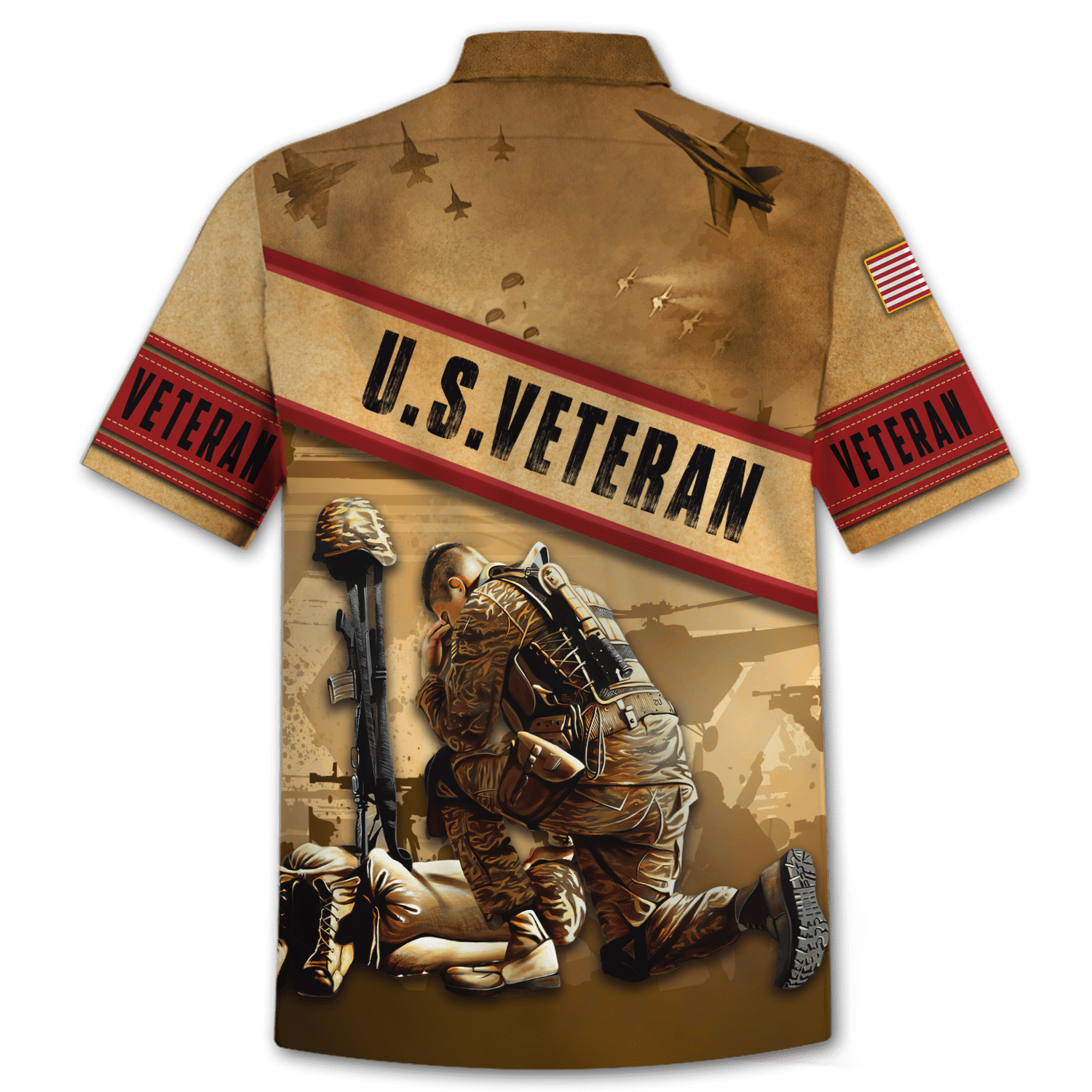 US Veteran - Honor The Fallen 3D All Over Printed Unisex Shirts TT100801-VET , Gifts for veterans