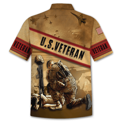 US Veteran - Honor The Fallen 3D All Over Printed Unisex Shirts TT100801-VET , Gifts for veterans