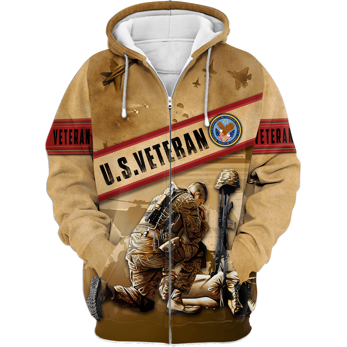 US Veteran - Honor The Fallen 3D All Over Printed Unisex Shirts TT100801-VET , Gifts for veterans