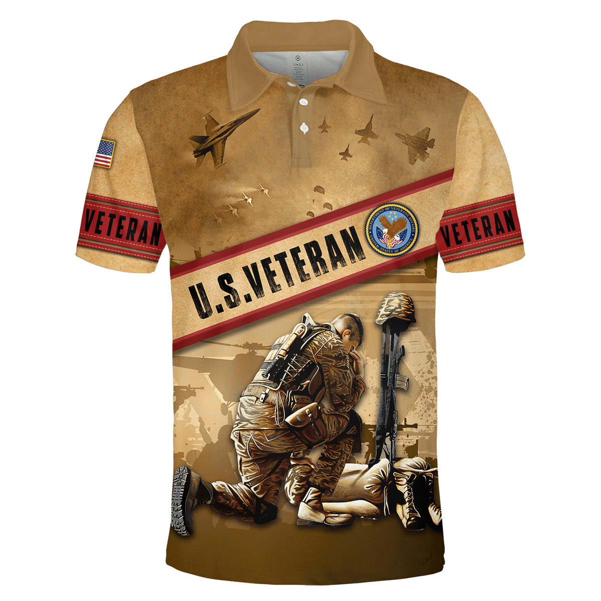 US Veteran - Honor The Fallen 3D All Over Printed Unisex Shirts TT100801-VET , Gifts for veterans