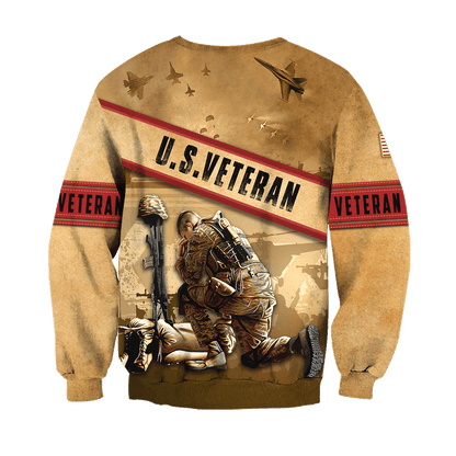 US Veteran - Honor The Fallen 3D All Over Printed Unisex Shirts TT100801-VET , Gifts for veterans