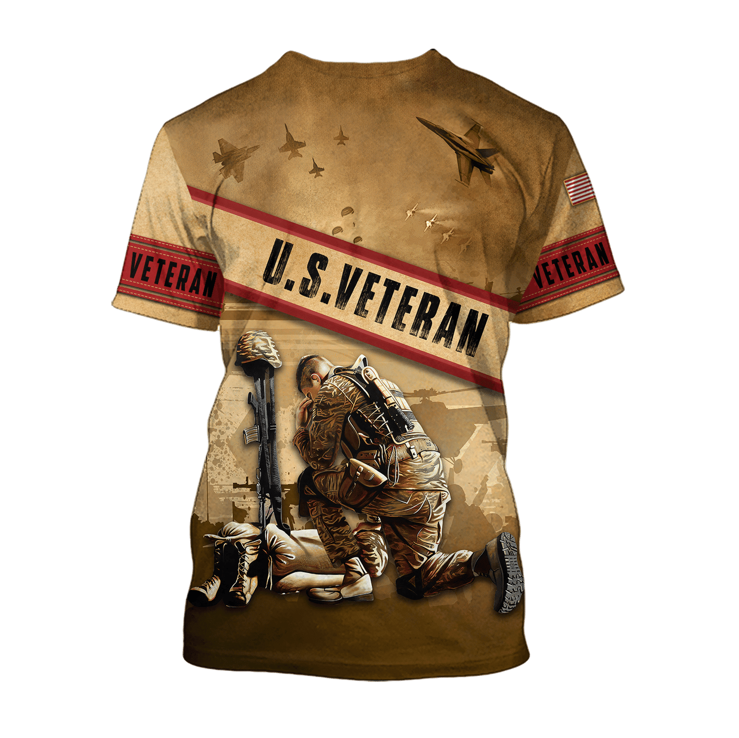 US Veteran - Honor The Fallen 3D All Over Printed Unisex Shirts TT100801-VET , Gifts for veterans