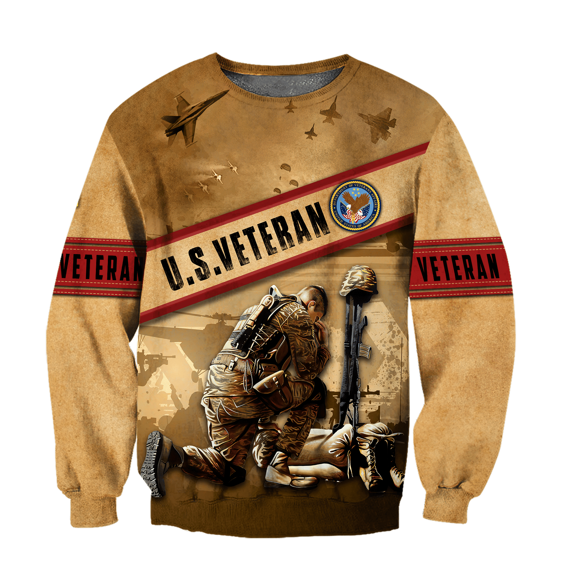 US Veteran - Honor The Fallen 3D All Over Printed Unisex Shirts TT100801-VET , Gifts for veterans