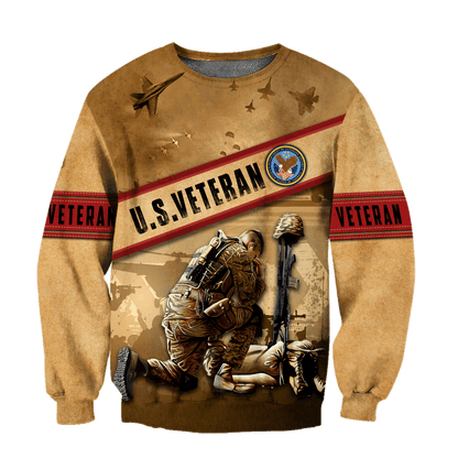 US Veteran - Honor The Fallen 3D All Over Printed Unisex Shirts TT100801-VET , Gifts for veterans