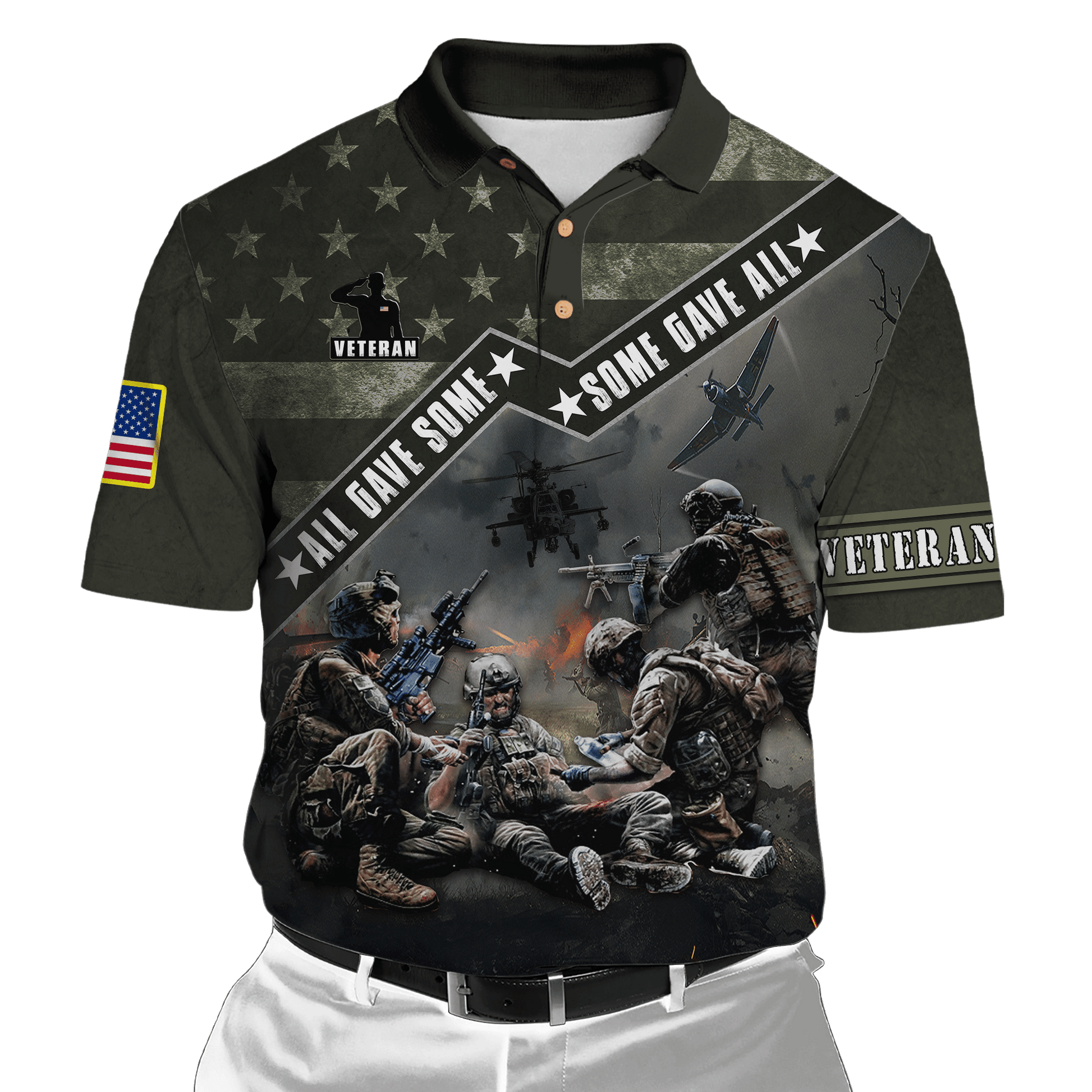 US Veteran - Honor The Fallen 3D All Over Printed Unisex Shirts TT170801-VET , Gifts for veterans