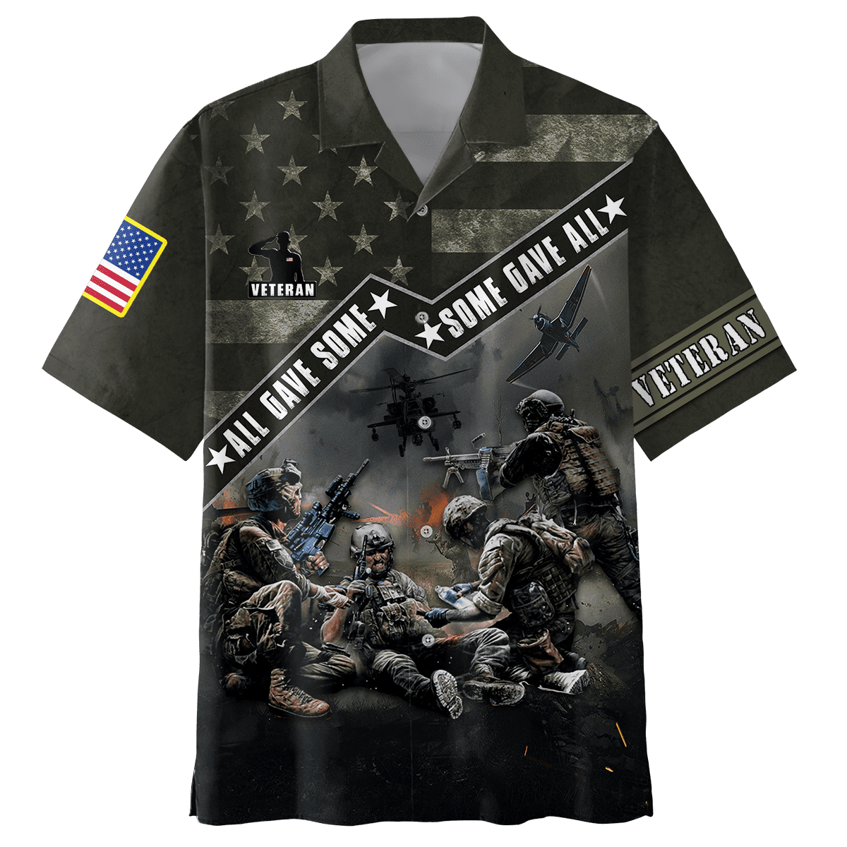US Veteran - Honor The Fallen 3D All Over Printed Unisex Shirts TT170801-VET , Gifts for veterans