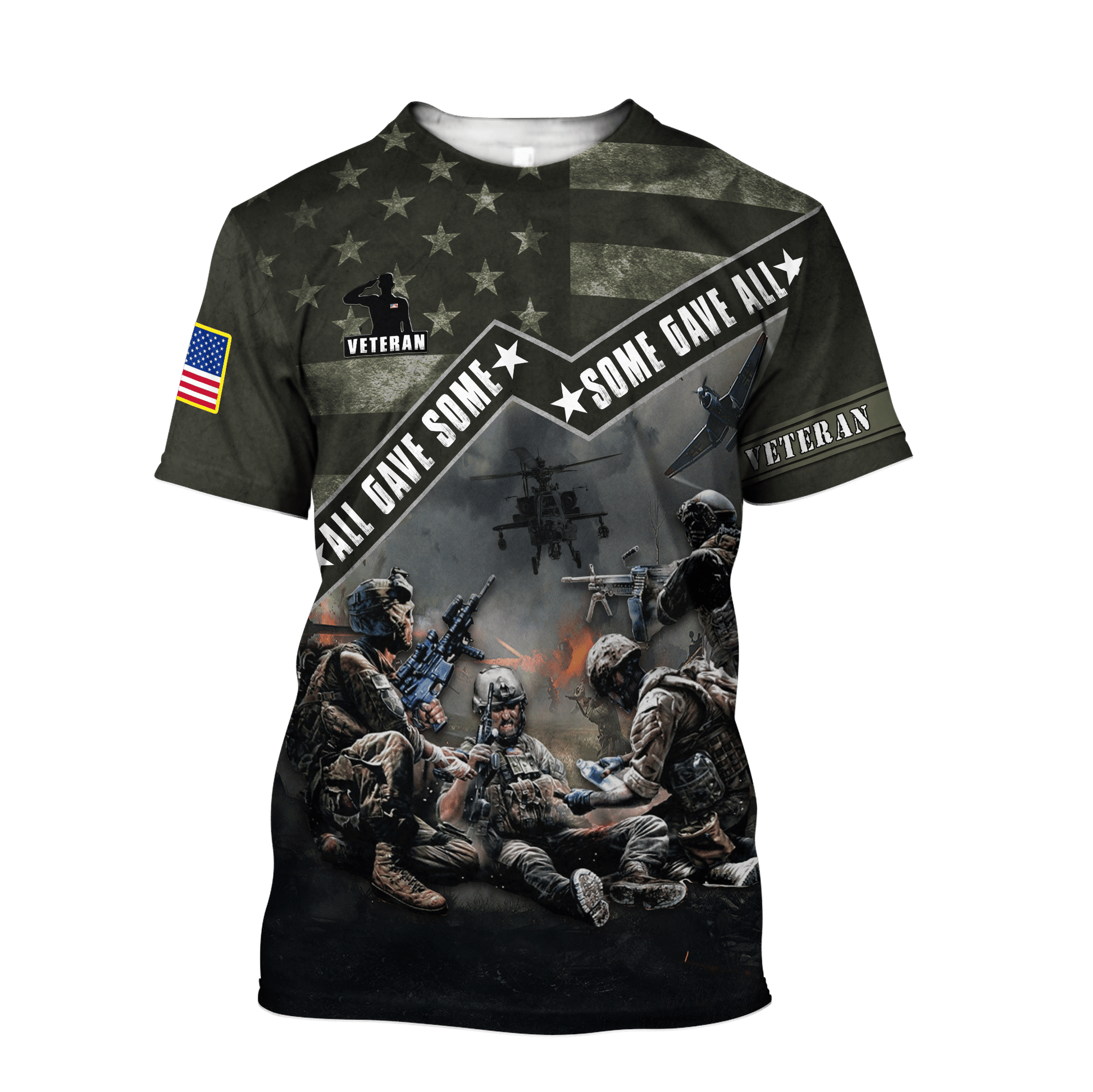 US Veteran - Honor The Fallen 3D All Over Printed Unisex Shirts TT170801-VET , Gifts for veterans