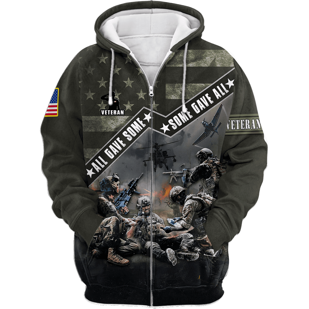 US Veteran - Honor The Fallen 3D All Over Printed Unisex Shirts TT170801-VET , Gifts for veterans