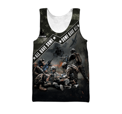 US Veteran - Honor The Fallen 3D All Over Printed Unisex Shirts TT170801-VET , Gifts for veterans