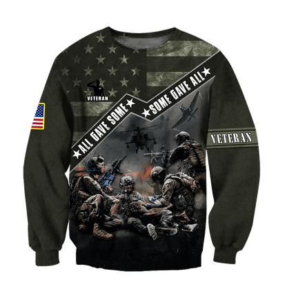 US Veteran - Honor The Fallen 3D All Over Printed Unisex Shirts TT170801-VET , Gifts for veterans