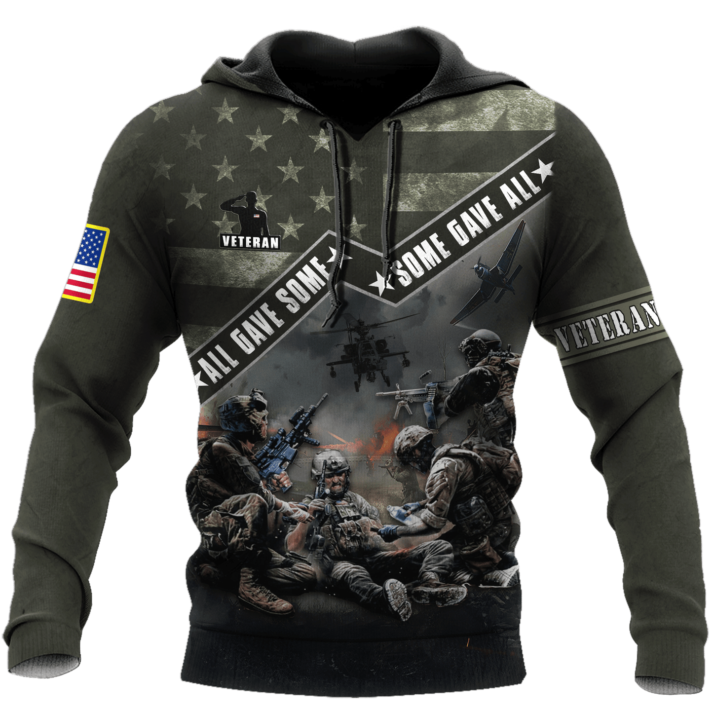 US Veteran - Honor The Fallen 3D All Over Printed Unisex Shirts TT170801-VET , Gifts for veterans